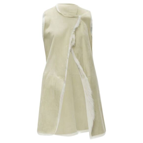 Theory shearling lamb vest